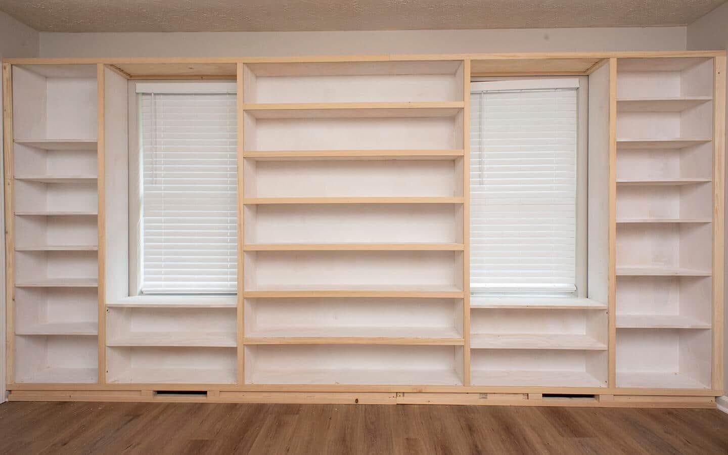 Built-Ins custom-built woodworking installation in Southeast Tennessee