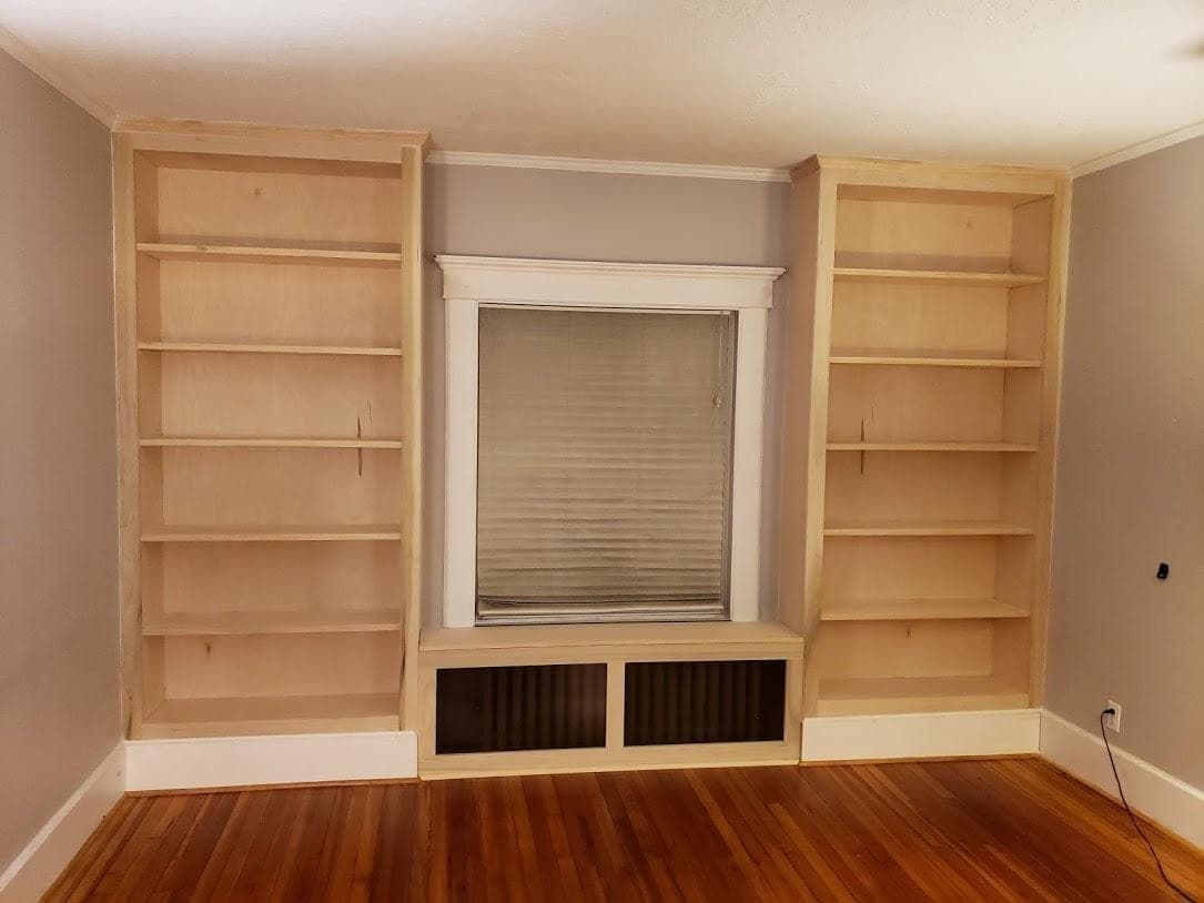 Built-Ins custom-built installation example 3 by a licensed and insured master carpenter