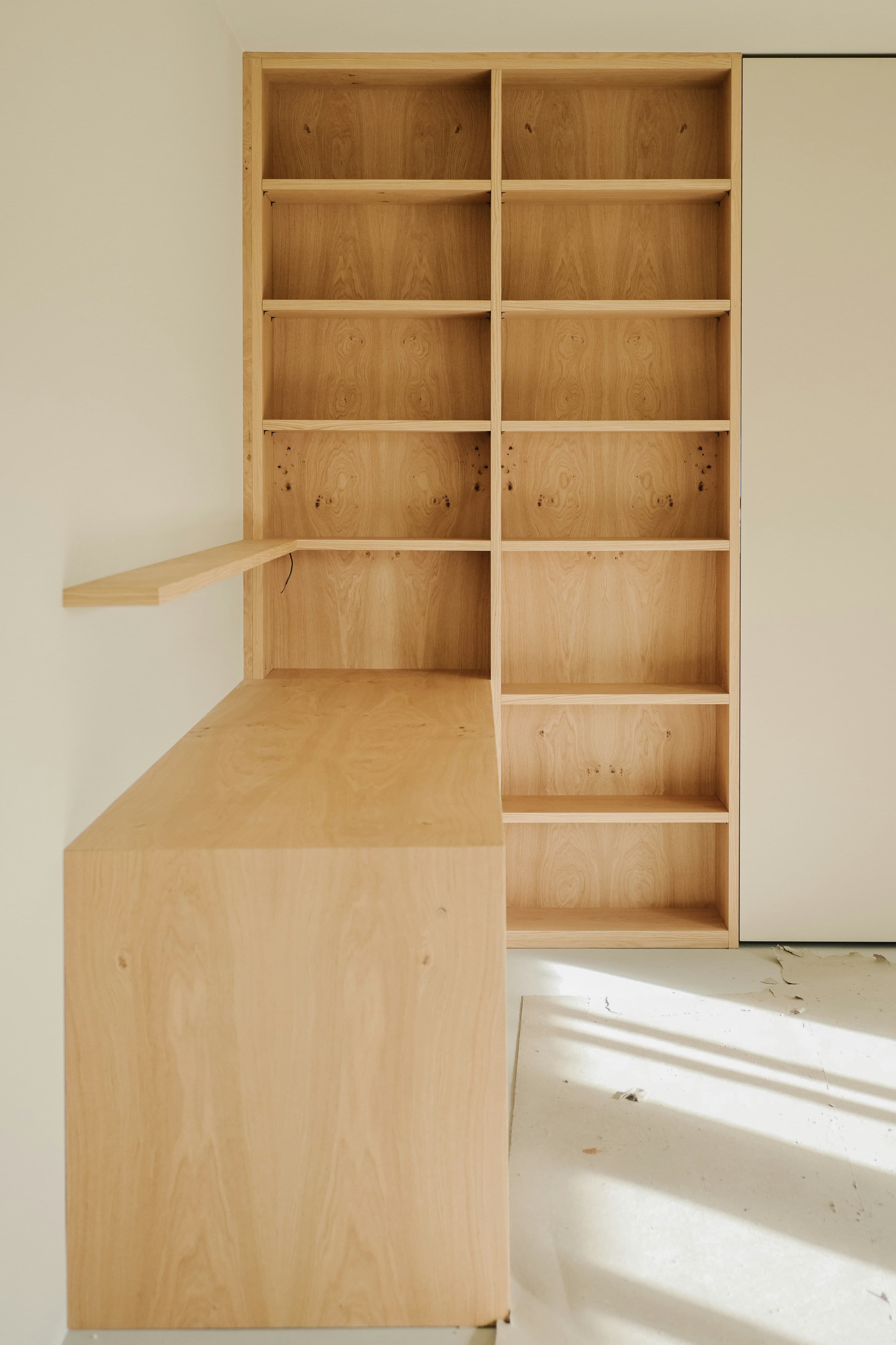 Built-Ins custom-built woodworking installation in Southeast Tennessee